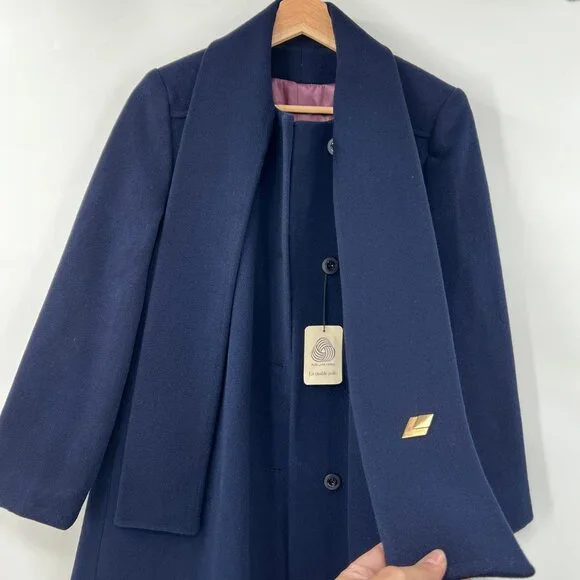 Vintage Pure Wool Collared Coat - Picture 5 of 8